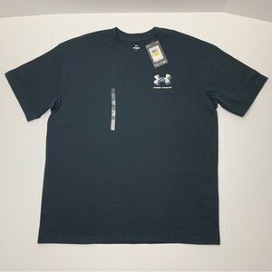Under Armour Oversized T-Shirt Black Loose Fit Tee Mens Size Medium Brand New